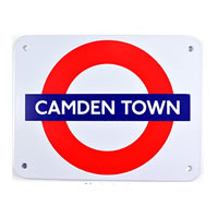 125 x 95mm underground logo sign - small