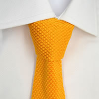 100% Silk Handmade Mens Knitted Tie - Gift Boxed