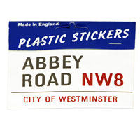 125 x 75mm Street Sign - Stickers