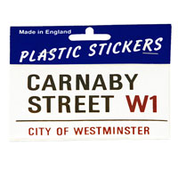 125 x 75mm Street Sign - Stickers