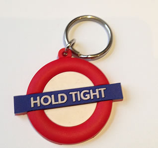 55x40mm Underground Logo - keyring